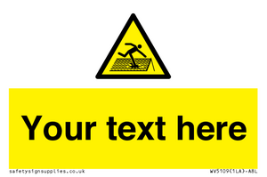 Custom Figure on Roof Sign